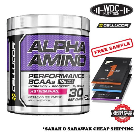 Cellucor Alpha Amino 30 Servings Bcaa Amino Acids On Bsn Free