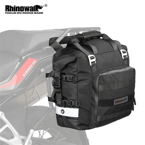 Rhinowalk Motorcycle Saddlebag L Universal Side Bag With Removable