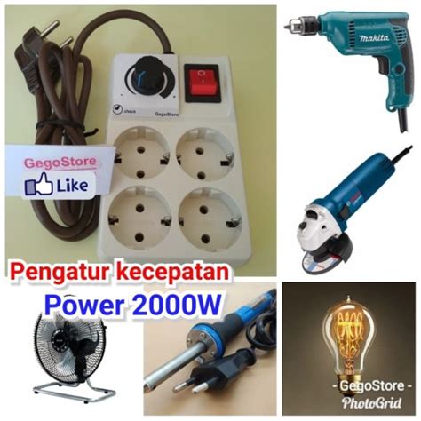 Jual Pengatur Kecepatan Putaran Mesin Dimer Dimmer Dinamo Bor Gerinda