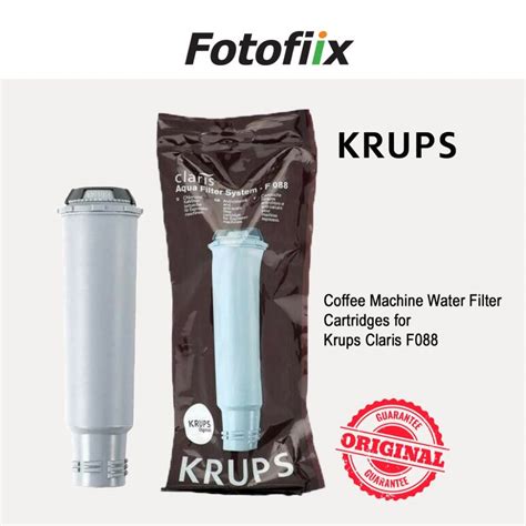 Krups Coffee Machine Water Filter Cartridges Claris F Cam Care