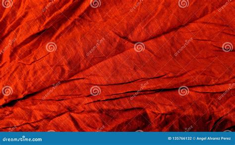 Crumpled Red Fabrics Stock Illustration Illustration Of Crumple