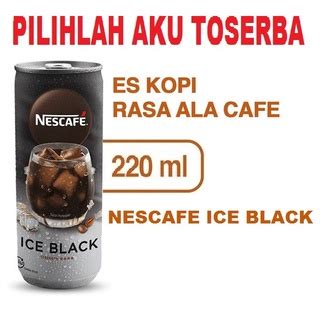 Jual Kopi Nescafe Kaleng Ice Black Can Ml Harga Satuan Shopee