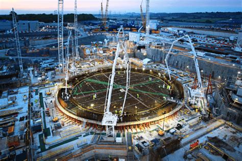 Record Breaking Concrete Pour Lays Hinkley Point Base Slab