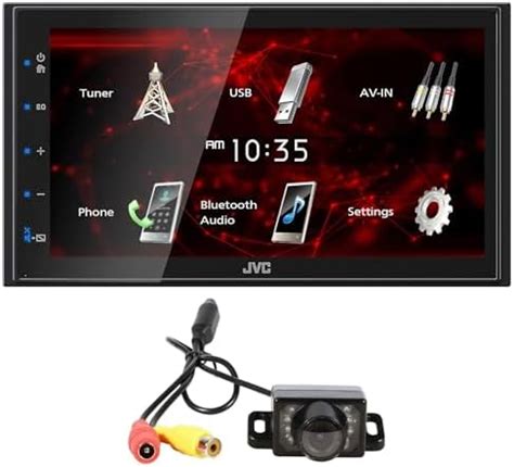 Amazon Audiosavings Bundle JVC KW M180BT 6 8 Car Monitor IPhone