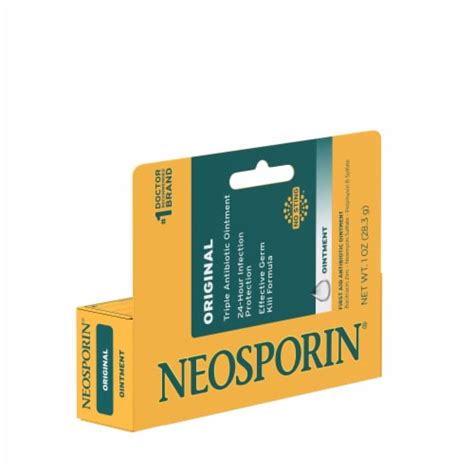 Neosporin Original First Aid Antibiotic Bacitracin Ointment 1 Oz Pack