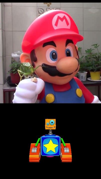 Espectacular Video De Mario Bros De Juguete Un Grillo Real Y El Robot