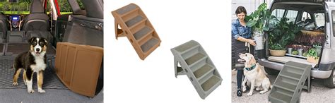 NAIZY Hundetreppe Klappbare Haustiertreppe 49cm Hoch Katzentreppe Bett