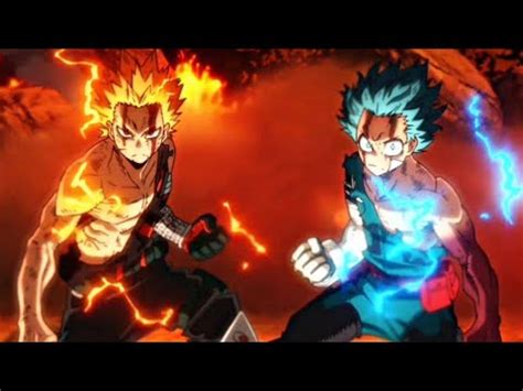 Deku And Bakugo Vs Nine Full Fight Amv Youtube