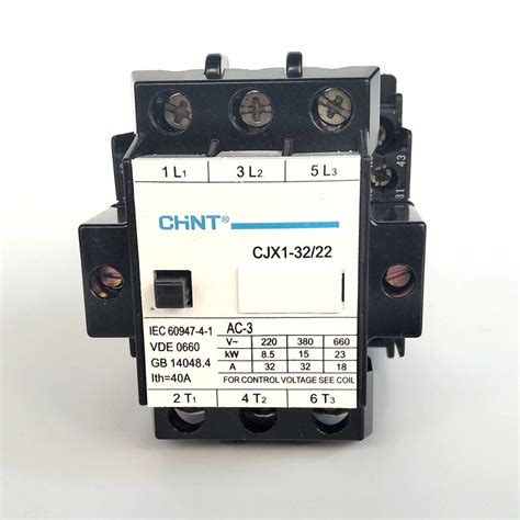 Original Chint Cjx1 32 22 2no 2nc Ac Contactor Ac220v Ac380v Ac110v