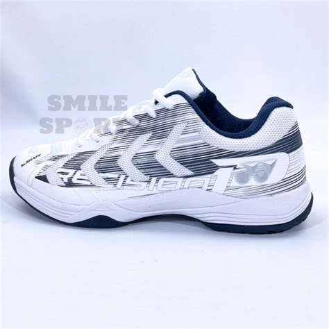 Yonex Precision Nd Badminton Shoes White Navy Original Shopee Malaysia