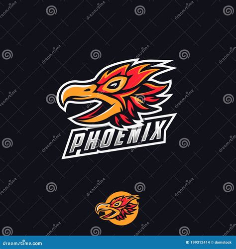 Phoenix Emblem Set Vector Illustration | CartoonDealer.com #94295284