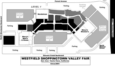 Valley Fair: Valley Fair Store Map