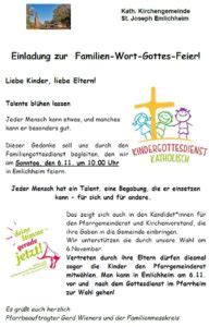 Familien Wort Gottes Feier Kath Niedergrafschaft De