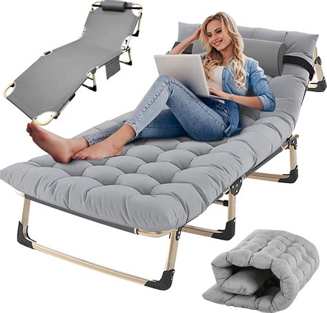 Fold Sleeping Cots For Adults Folding Chaise Lounge Chair Outdoor