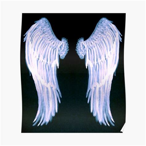 Angel Wings Watercolor Poster For Sale By Atlasartsn Redbubble