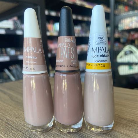 Kit Esmaltes Tons De Nude Impala Shopee Brasil