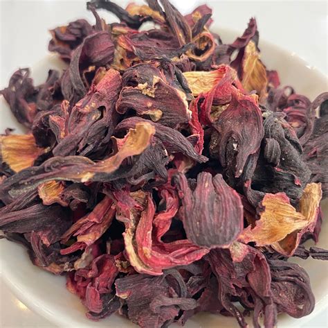 Organic Dried Roselle Hibiscus Flower Roselle Tea Diy Dried Etsy