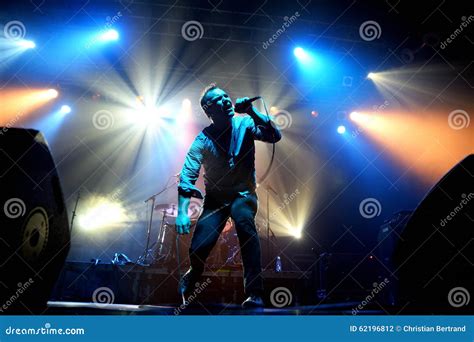 Future Islands (synthpop Electronic Dance Band) Performs at Razzmatazz Stage Editorial ...