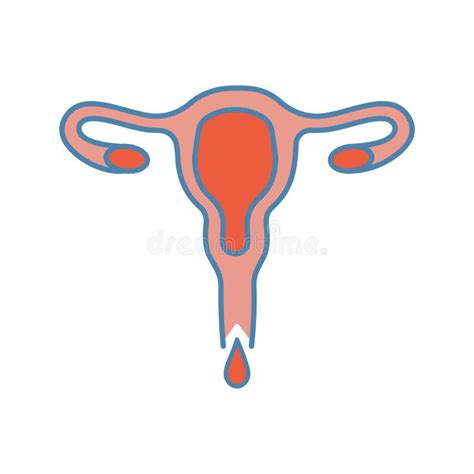 Icono De Color De Menstruación Ilustración del Vector Ilustración de