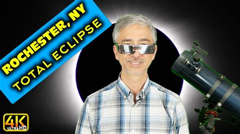 Rochester New York Total Solar Eclipse Planning April 8 2024 4k UHD