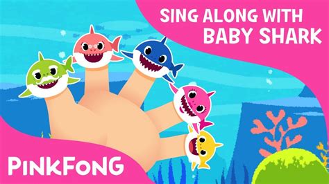 Shark Finger Family | Sing Along with Baby Shark | Pinkfong Songs for Children Chords - Chordify