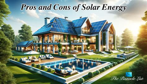 Pros and Cons of Solar Energy – The Pinnacle List