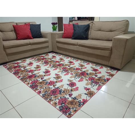 Tapetes De Sala Dubai X Estampado Antiderrapante Shopee Brasil