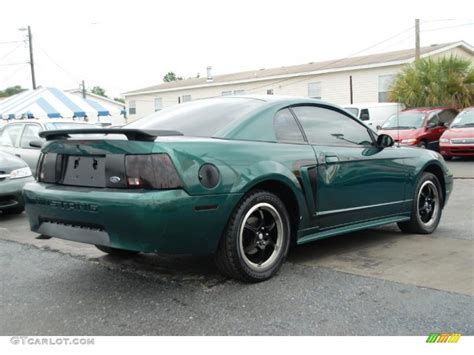 Amazon Green Metallic 2000 Ford Mustang V6 Coupe Exterior Photo