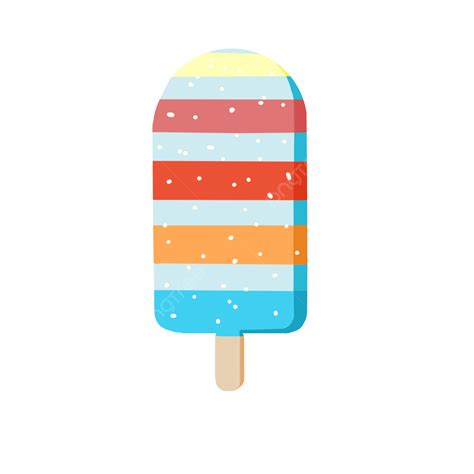 Red Yellow Blue Orange Striped Popsicle Clip Art, Stripe, Popsicle ...