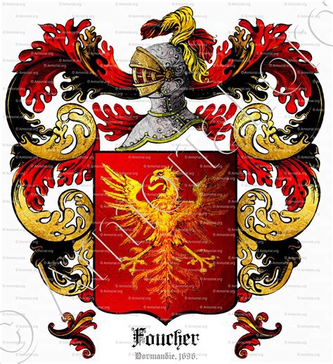 Foucher Armoiries Blason Etymologie Et Origine Nom De Famille