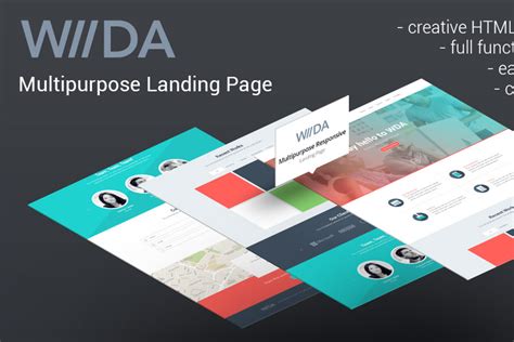 Wda Creative Responsive Template Creative Website Templates