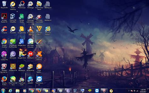 Windows 7 Desktop: Halloween by JCP-JohnCarlo on DeviantArt