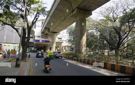 Bangalore India January 16 2024 Exterior View Of Jayanagar Metro