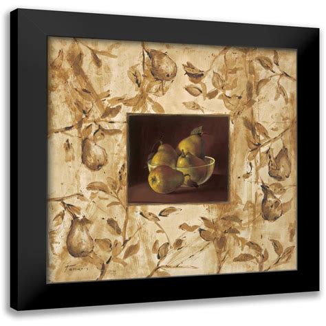 Tamaris Raul X Black Modern Framed Museum Art Print Titled Peras