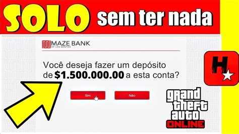 Gta V Online Como Ganhar Dinheiro Facil Solo Gta Money Ps