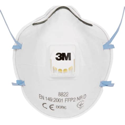 Mascarilla de protección respiratoria 8822 FFP2 NR D con válvula de