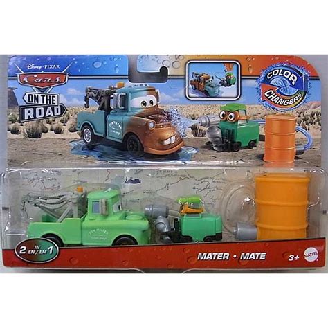 ASTRO ZOMBIES MATTEL CARS ON THE ROAD COLOR CHANGERS 2PACK MATER PITTY