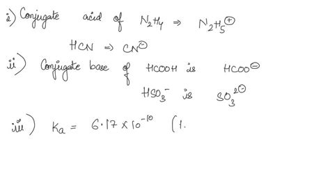 Solved What Is The Conjugate Base Of Ch Nh A Ch Nh B Chznh C