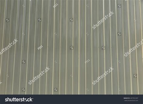 Corrugated Metal Sheet Wall Texture Background Stock Photo 497761207 ...