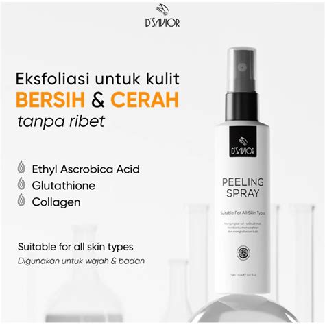 Jual D Savior Peeling Spray Glutha Collagen Ml Mencerahkan