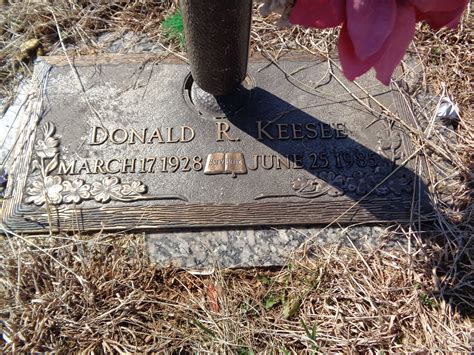 Donald Reid Keesee Find A Grave Memorial