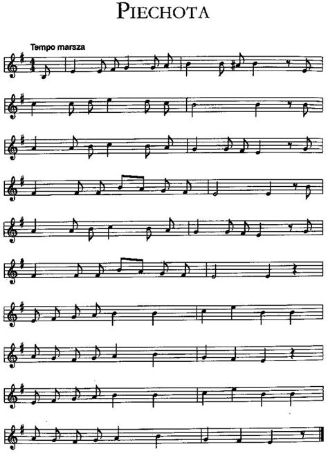 Piechota Nuty In 2024 Sheet Music Music