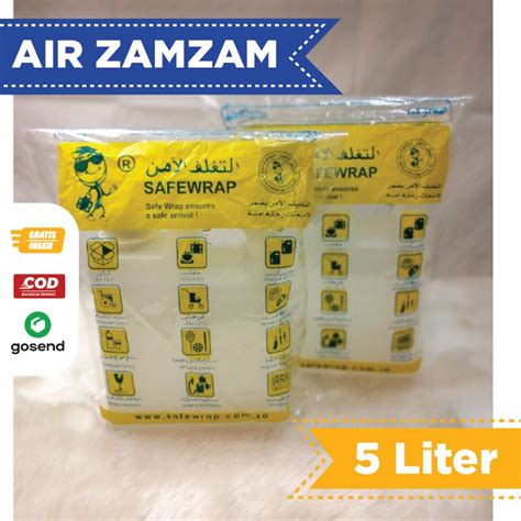 Jual Air Zamzam 5 Liter 100 Asli Mekah Zam Zam Kemasan Jerigen Oleh