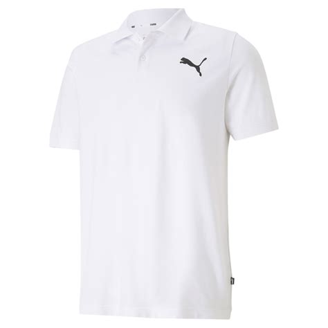 Поло Essentials Pique Mens Polo Shirt 20 White Puma