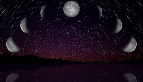 Download Moon Phases, Moon, Night. Royalty-Free Stock Illustration Image - Pixabay