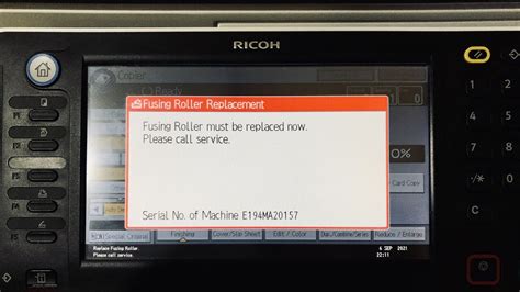 How To Reset Fusing Roller On Ricoh Mpc Youtube