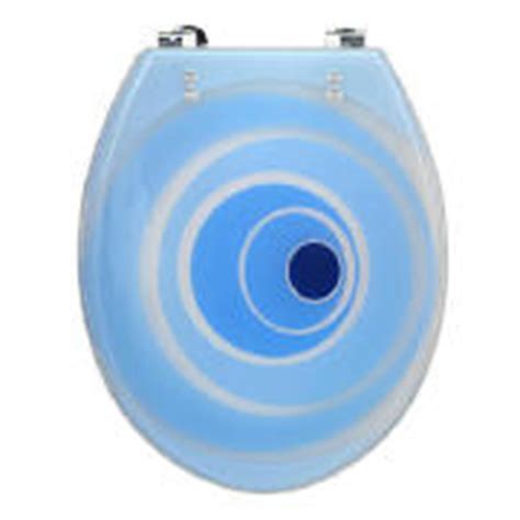 blue toilet seats