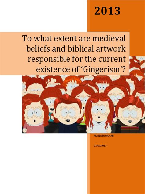 Gingerism Red Hair Cain And Abel