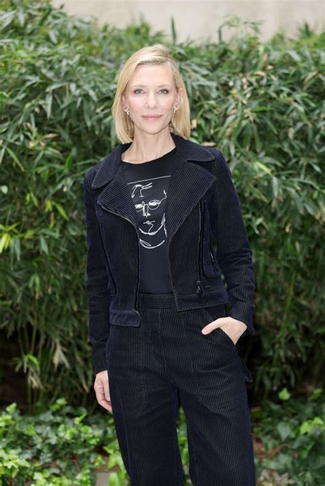 Cate Blanchett At Giorgio Armani Fashion Show In Milan