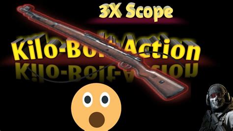 KILO BOLT ACTION With 3X Scope Montage Call Of Duty Mobile YouTube